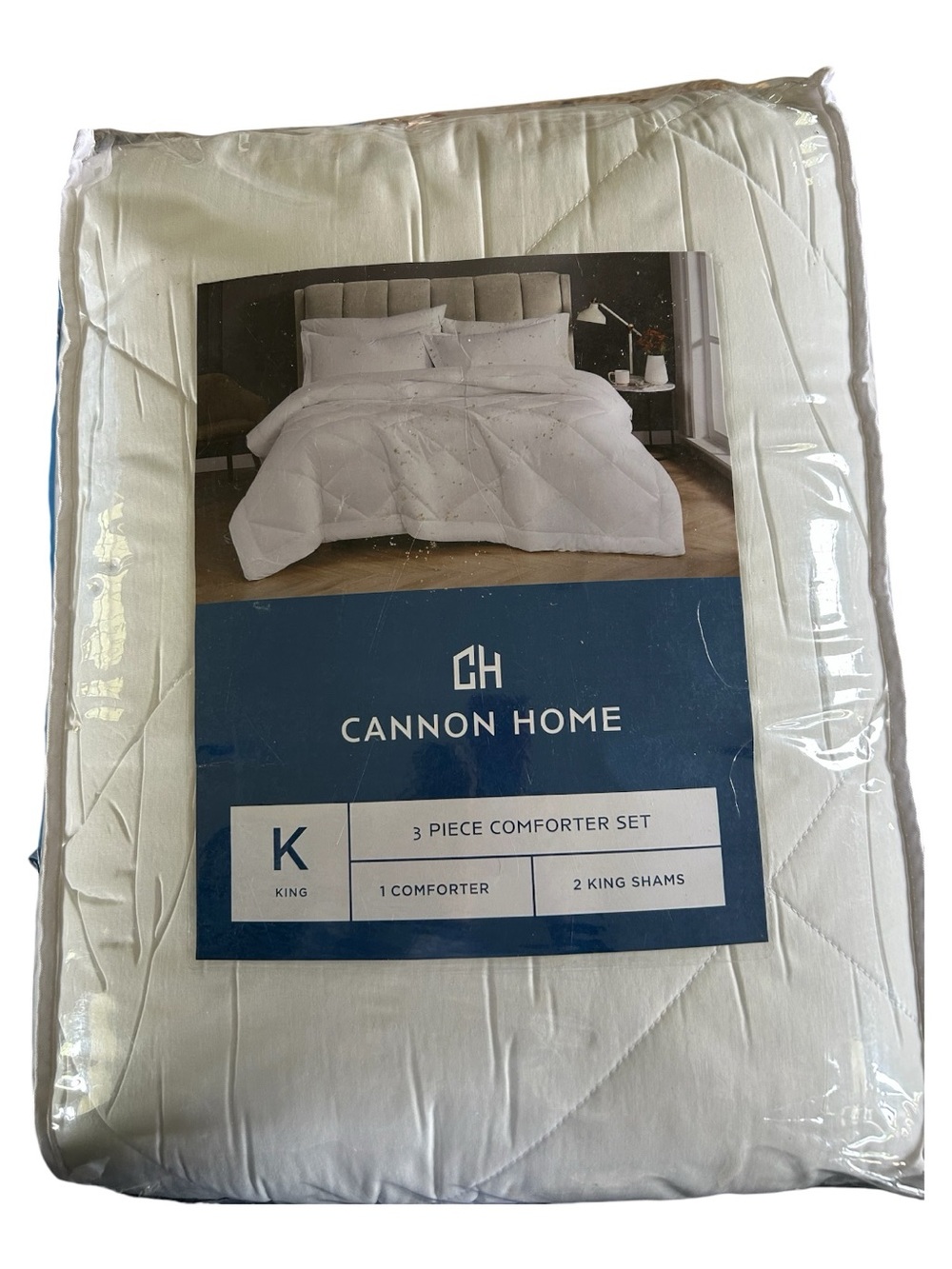 Cannon Home 3 Piece King Comforter Set